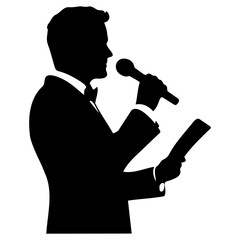  Master of Ceremonies Silhouette