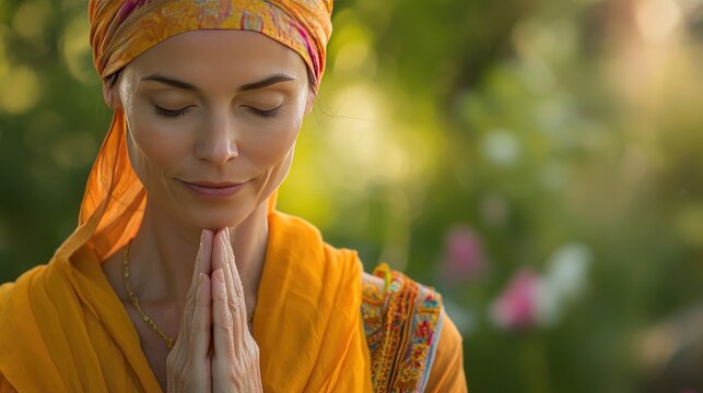 Practicing Loving-Kindness (Metta Meditation) - Sending goodwill to all living beings.