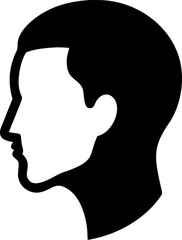 Businessman in Suit Holding Briefcase Silhouette Illustration