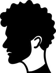 Businessman in Suit Holding Briefcase Silhouette Illustration