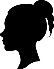 Silhouettes of a woman and man reading books in a business setting