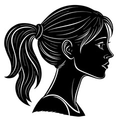 Silhouettes of a woman and man reading books in a business setting