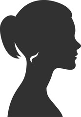 Silhouettes of a woman and man reading books in a business setting