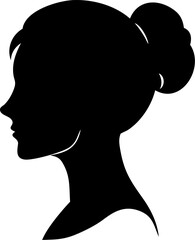 Silhouettes of a woman and man reading books in a business setting