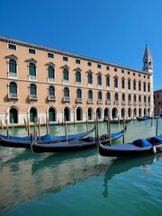 Fototapeta premium Venice, Arsenal, Large Dock (Darsena Grande) built in 1104
