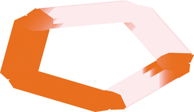 orange abstract piece to your text and design
