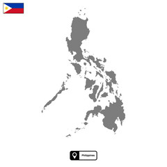 map of philippines isolated without background