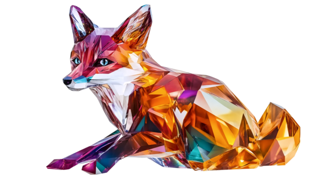 Fox Reflecting Light - Powered by Adobe