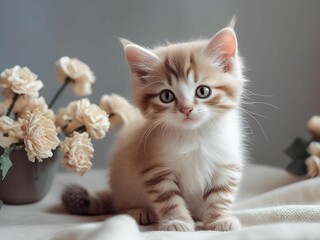 可愛い子猫「GenerativeAI]