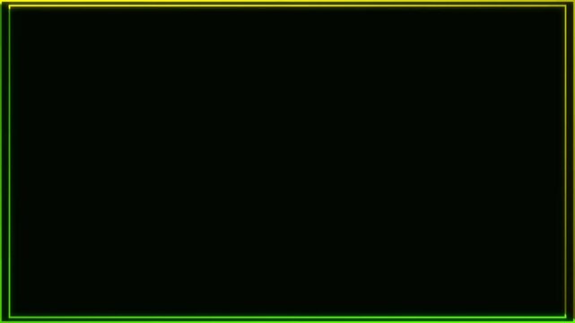 facecam Neon overlay loop. Animated facecam or webcam colorful light. Cute facecam or webcam overlay streaming with alpha background. Cute cat face, border. 4k