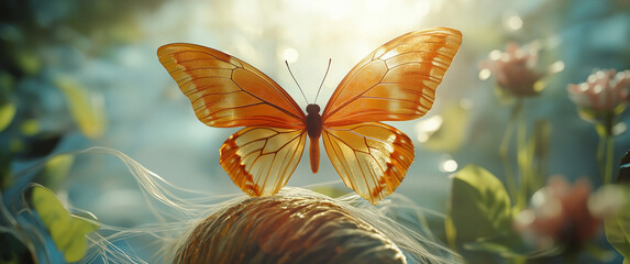 butterfly on flower