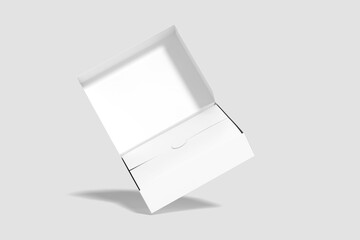 Blank mailing box mock-up 