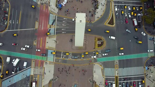 Flying at the Obelisco with my drone 06.05.2025 in Buenos Aires, Argentina.