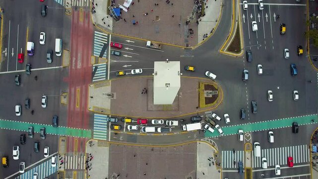 Flying at the Obelisco with my drone 06.05.2025 in Buenos Aires, Argentina.