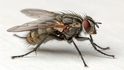 Fototapeta premium Fly on studio background