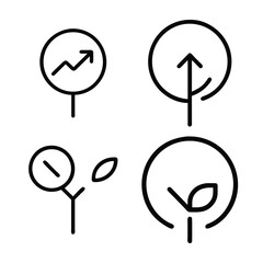 A vector icon set for web design, a collection of internet symbols, signs, and map markers