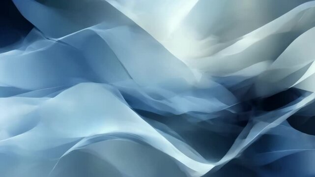 Abstract background with flowing lines and cool tones, symbolizing the long-term security provided by insurance