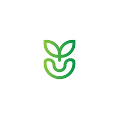 The environment u leaf logo © Designer996