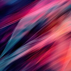 Abstract artwork with flowing, vibrant hues of pink, red, and blue creating a dynamic, energetic composition