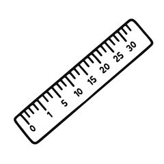 Cute School Supplies Clipart Set | Kawaii Style Line Art for Teachers