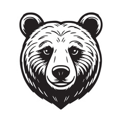 bear head vector