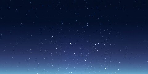 Fototapeta premium Minimal flat night sky in deep navy with tiny noisy grain simulating stardust across the sky soft and atmospheric