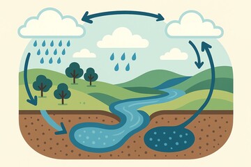 Understanding the Water Cycle A Visual Guide to Earth's Water