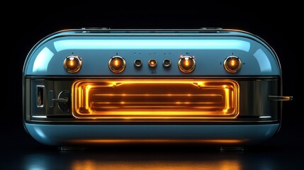Retro futuristic toaster oven
