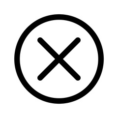 Obraz premium multiplied by line icon