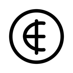 not belong to line icon