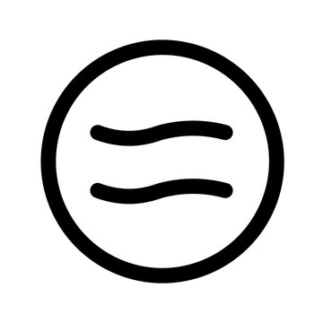 is approximately equal to line icon