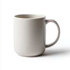 Obraz premium White Coffee Mug on White Background