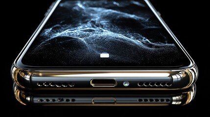 Smartphone display abstract pattern