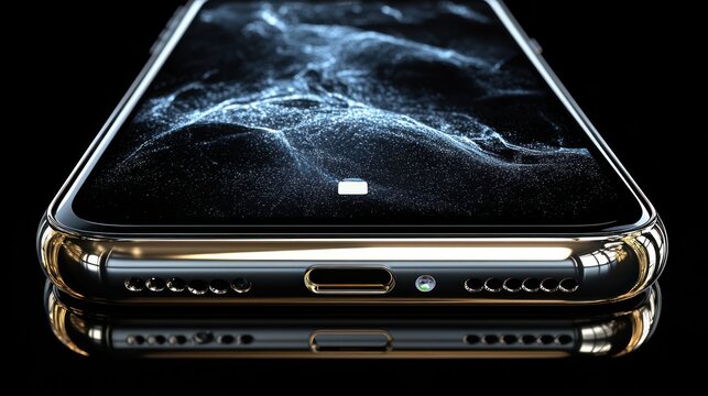 Smartphone display abstract pattern