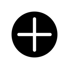 plus glyph icon