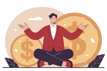 businessman sitting on the floor