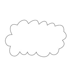 cloudy icon illustration