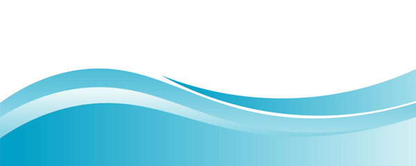 Blue and white business wave banner background. vector