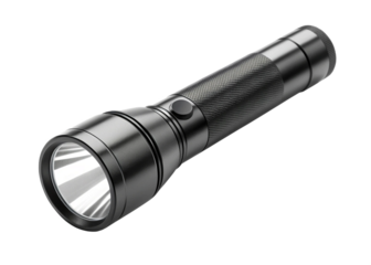 Flashlight isolated on white background