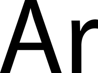 Malagasy Ariary (Ar) Currency Abbreviation Text