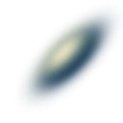 light gold prussian blue gradient dots