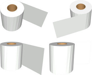 toilet roll paper design vector illustration