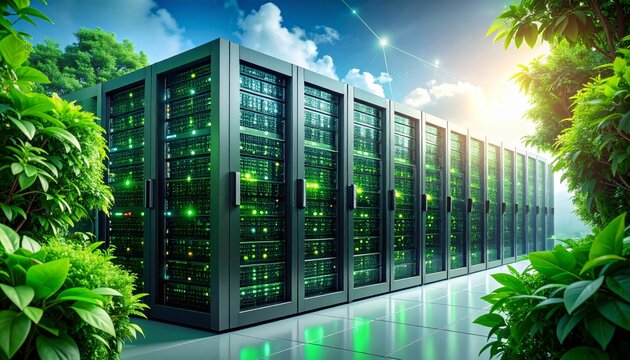 Green technology, data center, eco friendly servers, cloud computing