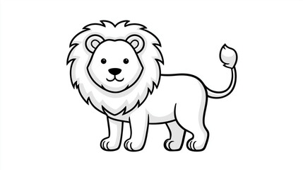 lion cartoon character