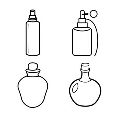 line art botol bundle design
