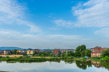 Obraz premium panorama of the old town of gdansk poland