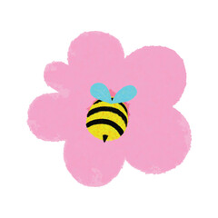 hand-drawn bee