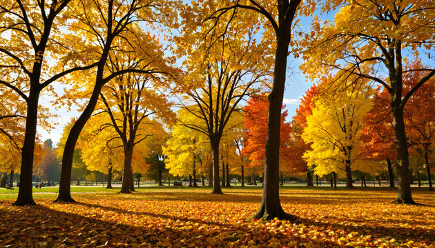 Le parque d'automne