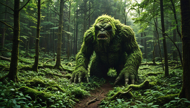 Le monstre de la for&ecirc;t