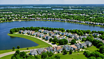 Le paysage urbain tranquille